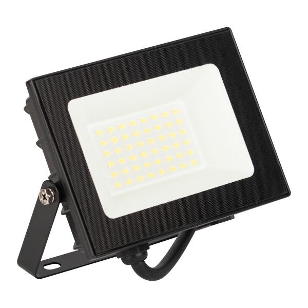 Прожектор светодиодный ЭРА PRO LPR-062-0-65K-030 30W 6500K 3000Lm IP65 призма, черный корпус