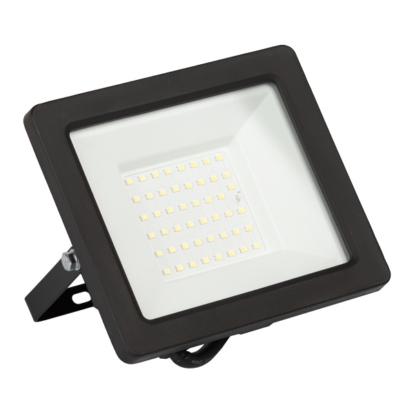 Прожектор светодиодный ЭРА LPR-042-3-65K-050 50W 6500K 4000Lm IP65 с встроенным фотореле, черный
