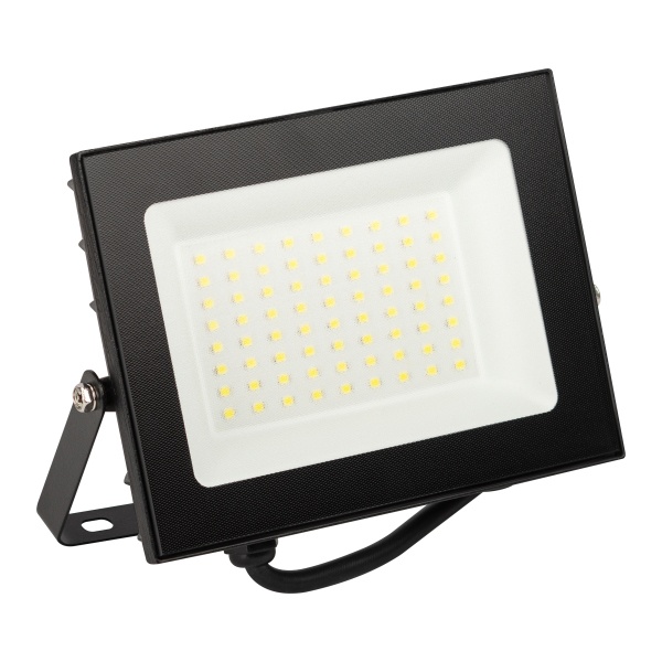 Прожектор светодиодный ЭРА PRO LPR-062-0-65K-050 50W 6500K 5000Lm IP65 призма, черный корпус