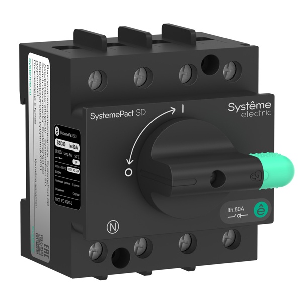 Выключатель-разъединитель SE SystemePact SD80 3P 50A