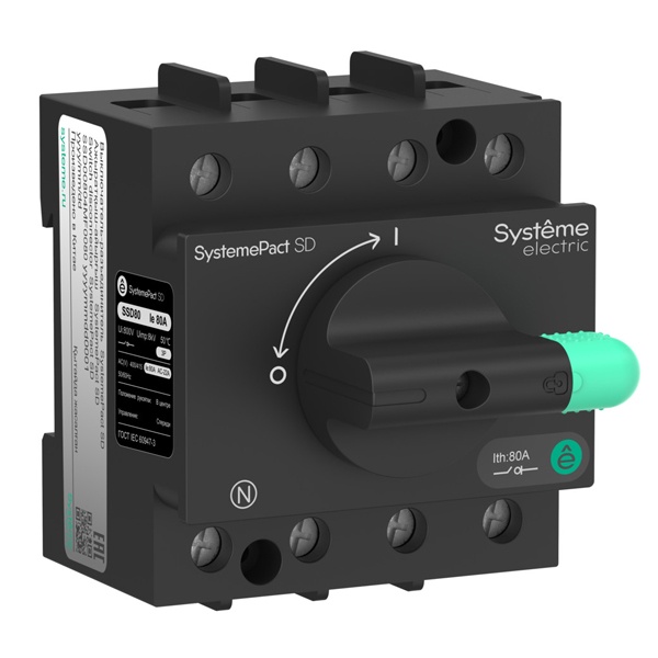 Выключатель-разъединитель SE SystemePact SD80 3P 80A