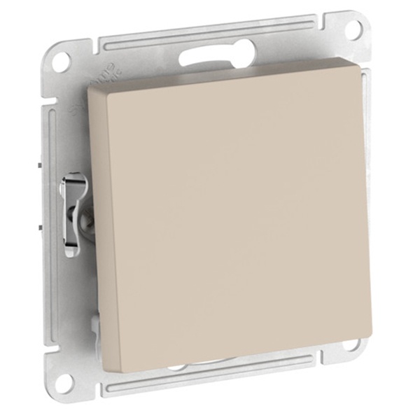 Перекрестный переключатель SE AtlasDesign 10A быстрозажимные клеммы, песочный [уп 5 шт]