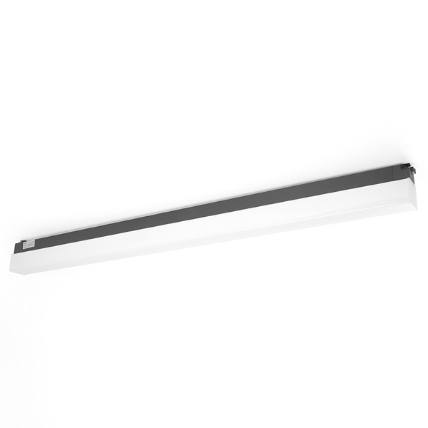 Трековый светодиодный светильник AL120 40W 4000K 4400Lm 160° однофазный, черный