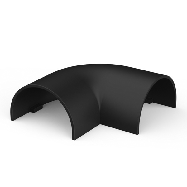 Угол Systeme Electric плоский MultiSet для кабель-канала 20х12 антрацит