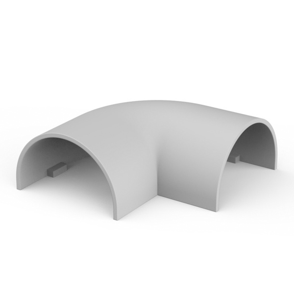 Угол Systeme Electric плоский MultiSet для кабель-канала 20х12 серый