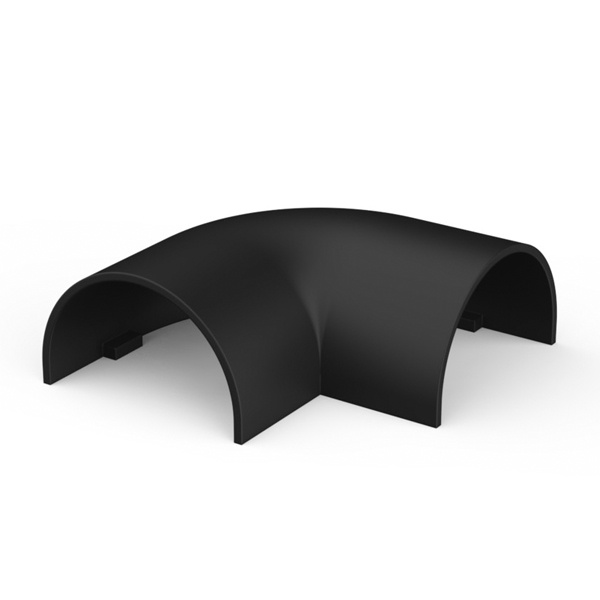 Угол Systeme Electric плоский MultiSet для кабель-канала 30х13 антрацит