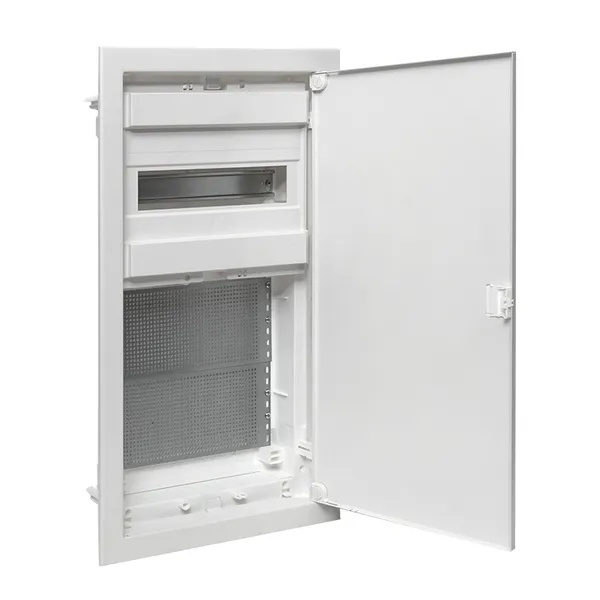 Встраиваемый комбинированный щит EKF Nova 1DIN-рейка+2 монтажные платы 3 габарит IP41 белая дверь