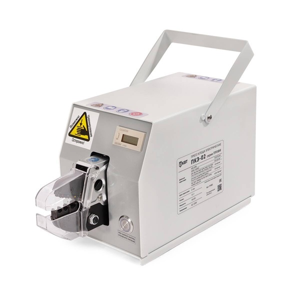 Пресс-клещи КВТ электрические ПКЭ-02 Профи для серийной опрессовки наконечников и разъемов