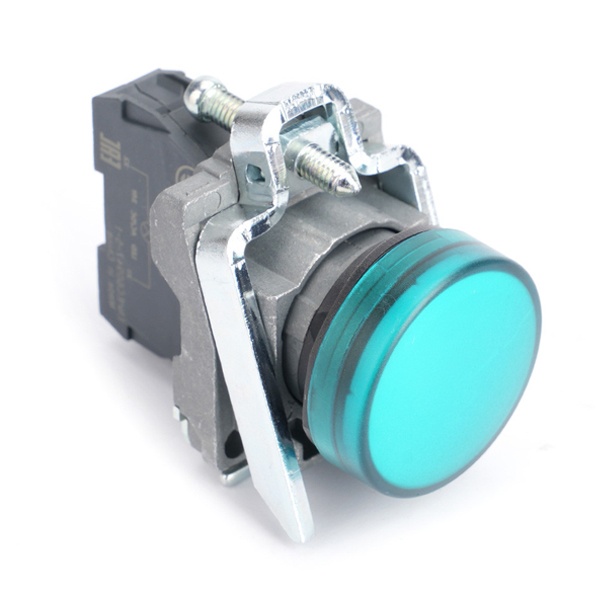 Сигнальная лампа SE в сборе модульная SB4 22мм LED 24В DC IP65 металл зеленая