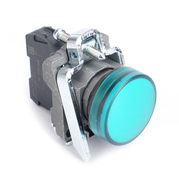 Сигнальная лампа SE в сборе модульная SB4 22мм 230-240В АС IP65 металл зеленая