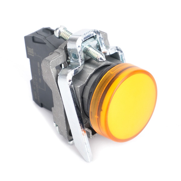 Сигнальная лампа SE в сборе модульная SB4 22мм 230-240В АС IP65 металл желтая