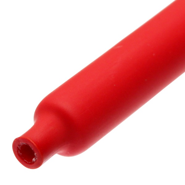 Трубка термоусадочная КВТ клеевая ТТК(3:1)-40/13 мм красная с подавлением горения