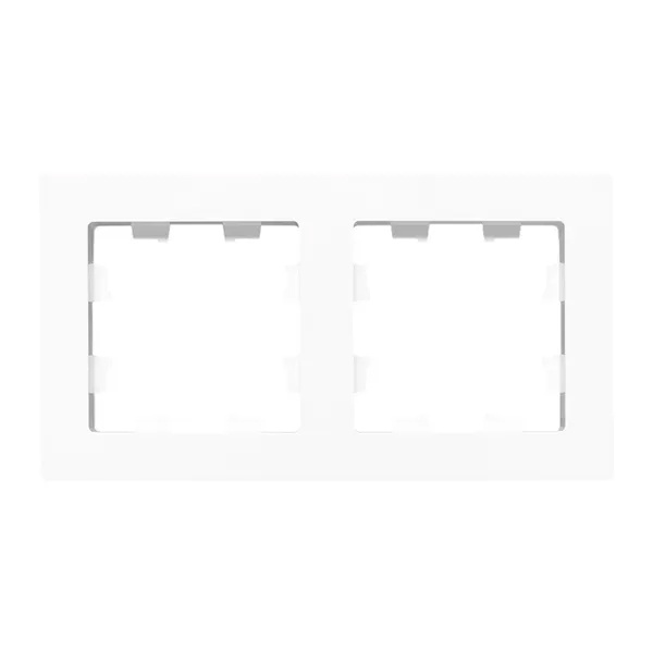 Рамка 2-местная EKF Эпика белый