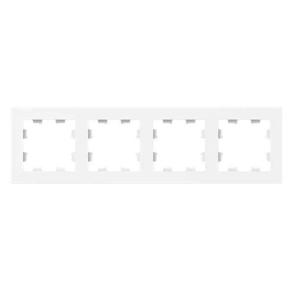 Рамка 4-местная EKF Эпика белый