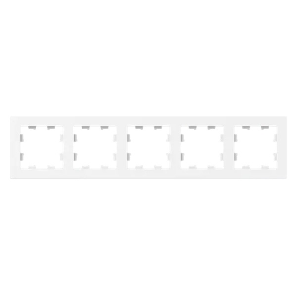 Рамка 5-местная EKF Эпика белый