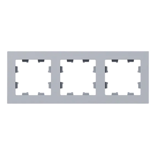 Рамка 3-местная EKF Эпика алюминий