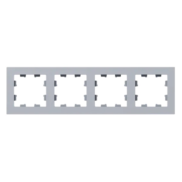 Рамка 4-местная EKF Эпика алюминий