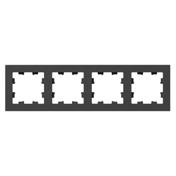 Рамка 4-местная EKF Эпика черный