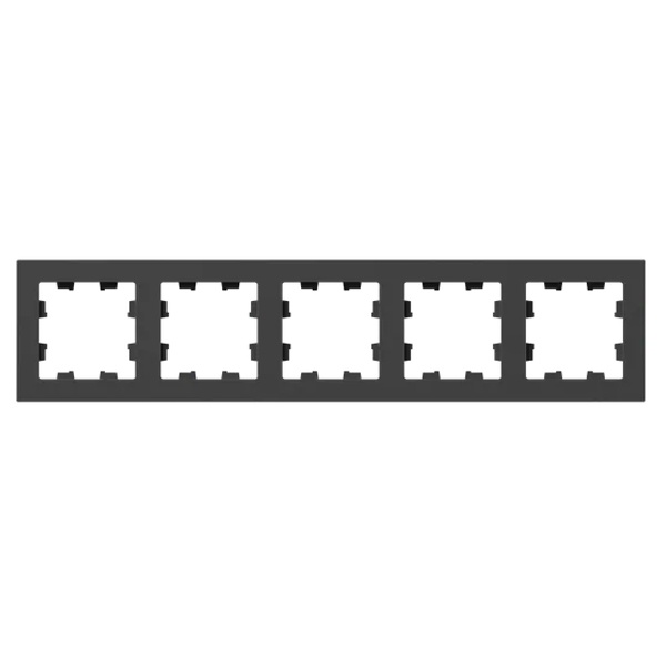 Рамка 5-местная EKF Эпика черный