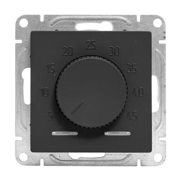 Механизм терморегулятора EKF 10А 5-45 °С черный Эпика