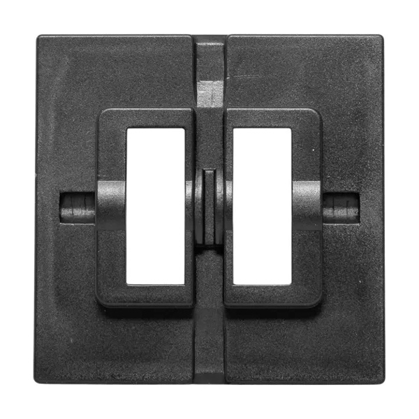 Пластина EKF переходная для 1 или 2х клавишного выключателя IP44 Эпика черный