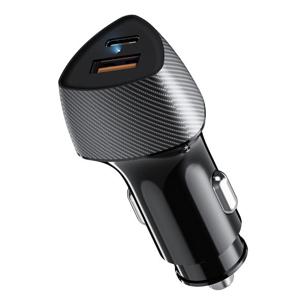 Автомобильное зарядное устройство c двумя портами Rexant USB-A QC 3.0 + USB-C PD c LED индикацией 20
