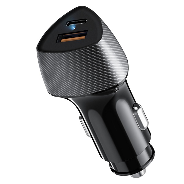 Автомобильное зарядное устройство с двумя портами Rexant USB-A QC 3.0 + USB-C PD с LED индикацией 51