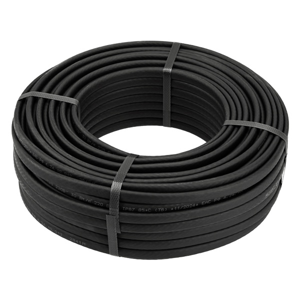 Кабель нагревательный саморегулирующийся Rexant с УФ-защитой SRL30-2CR UV экран 30Вт/м бухта 50м