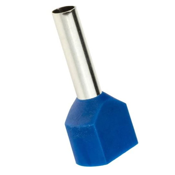 Наконечник-гильза двойная изолированная DKC НШВИ2 16 мм2 синий [уп.100шт]