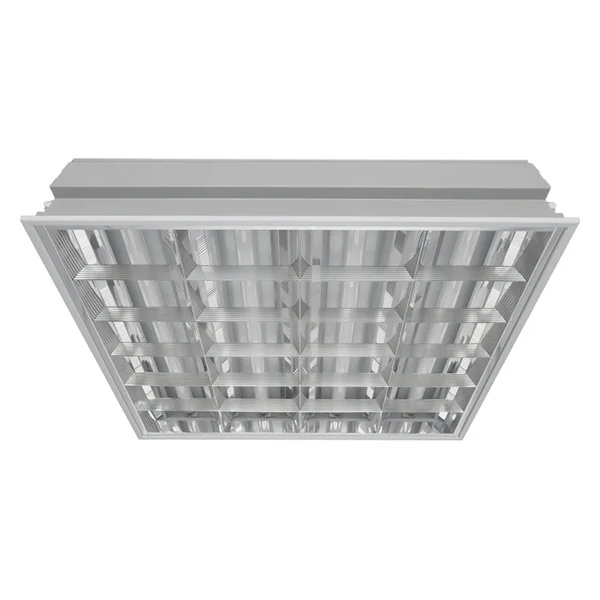 Светильник встраиваемый ЛВО под 4хLED лампу 600mm T8 G13 IP20 растровый 615x595x80mm