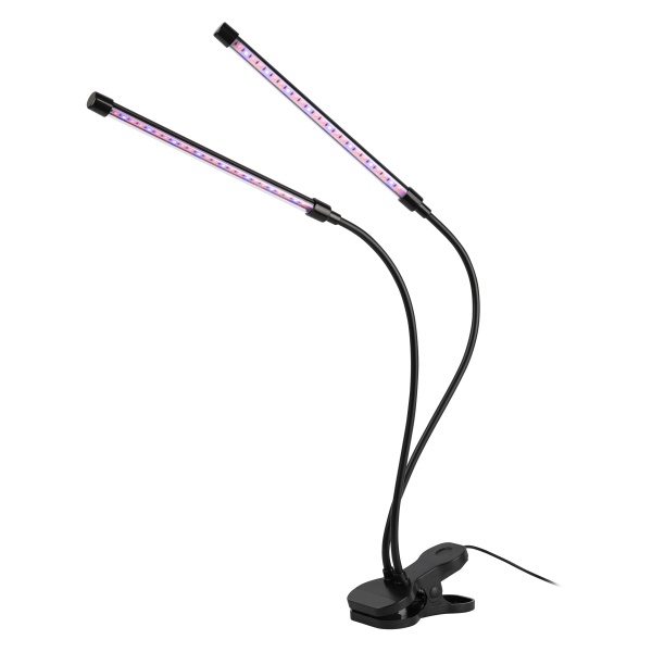 Светильник для растений на прищепке ЭРА FITO-20W-АLED-RB красно-синего спектра 20 Вт чёрный