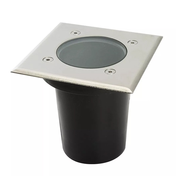 Светильник тротуарный/грунтовый Feron SP3738 IP65 квадрат, с LED лампой MR16 7W 4000K 230V GU10