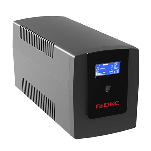 ИБП ДКС Info LCD линейно-интерактивный 1200ВА/720Вт 2х7Ач IEC C13 4шт USB+RJ45