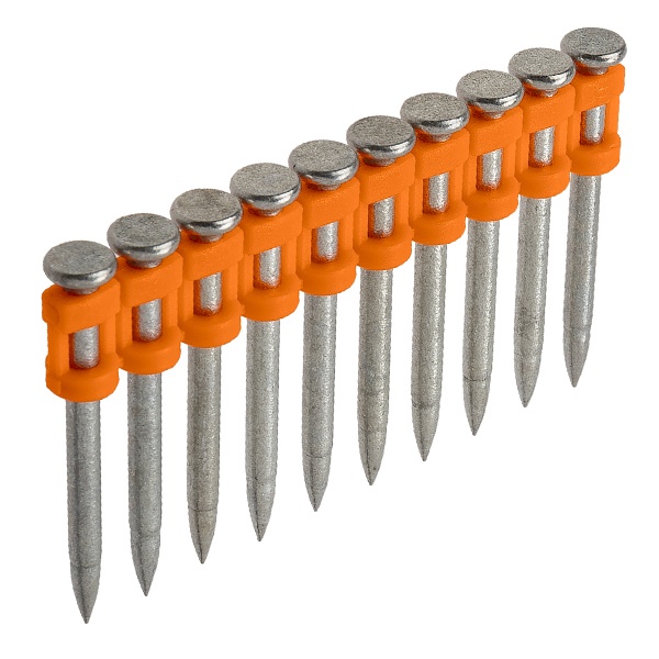 Гвозди по бетону для монтажного пистолета TDM 3х22 мм, тип CN, Bullet type, MG, (уп. 1000 шт.) Алмаз
