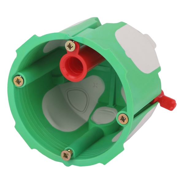 Коробка установочная ЭРА KUU-68-55-unibox двухкомпонентная универсальная зеленая 68х55мм UniBox само