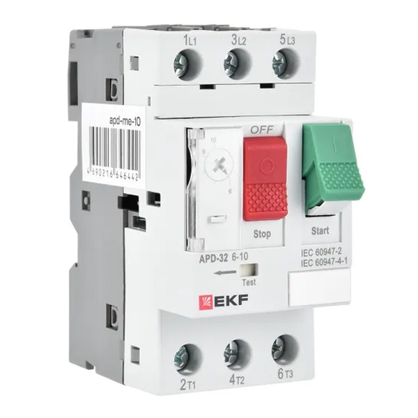 Автомат пуска двигателя EKF АПД-32 24-32А (New) (автомат защиты двигателя)