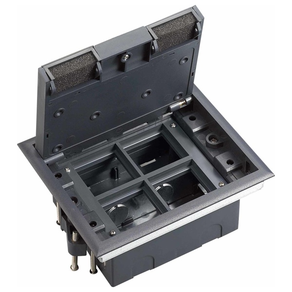 Люк SE MultiDesk MDK10 на 8 модулей для фальшпола с монтажной коробкой IP40