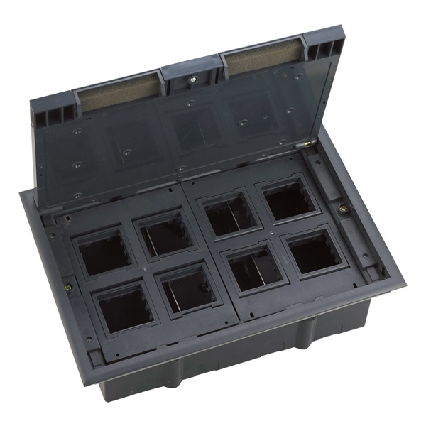 Люк SE MultiDesk MDK10 на 16 модулей для фальшпола с монтажной коробкой IP40