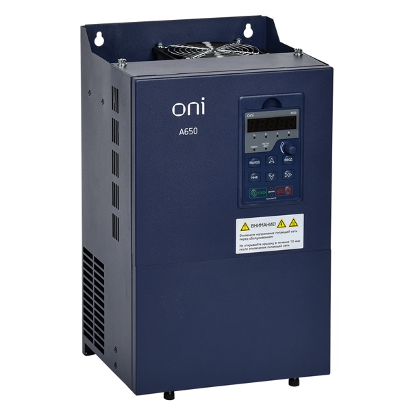 Преобразователь частоты ONI (ИЭК) A650 380В 3Ф 45кВт 91А со встроенным тормозным модулем