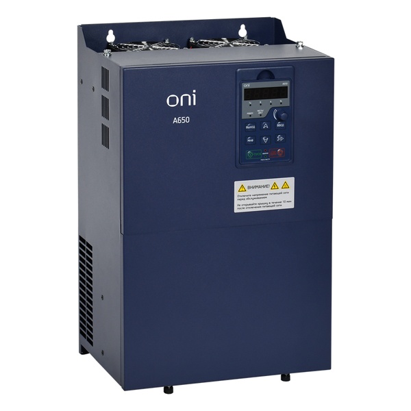 Преобразователь частоты ONI (ИЭК) A650 380В 3Ф 75кВт 150А со встроенным тормозным модулем