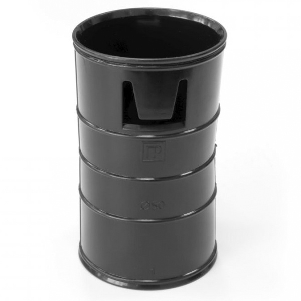 Муфта соединительная Промрукав с защёлками для двустенных труб d50 мм