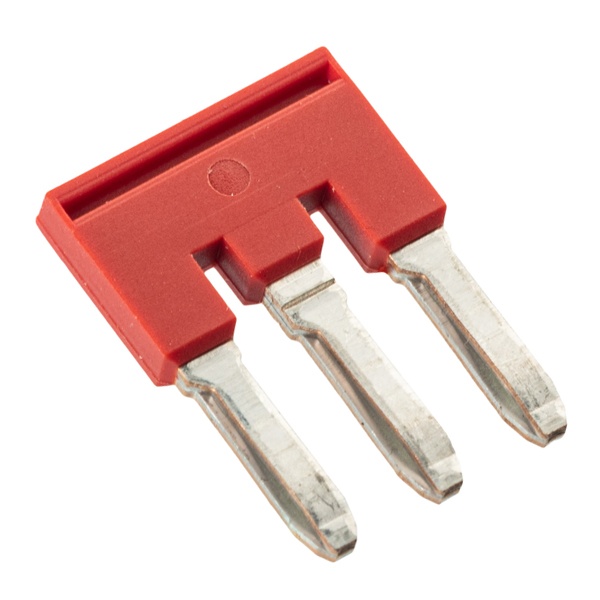 Перемычка вставная DKC для винтовых и push-in клемм Nuputuk на 2.5 мм2 3-х полюсная