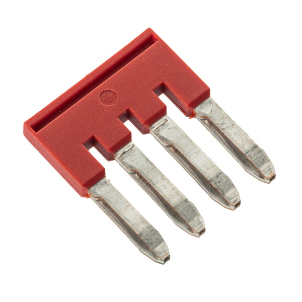 Перемычка вставная DKC для винтовых и push-in клемм Nuputuk на 4 мм2 4-х полюсная