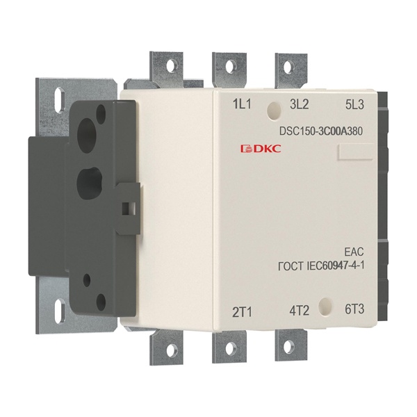 Контактор магнитный DKC DSC150-3C00A230 150А 75кВт (AC3) 220В AC