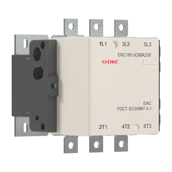 Контактор магнитный DKC DSC185-3C00A230 185А 90кВт (AC3) 220В AC