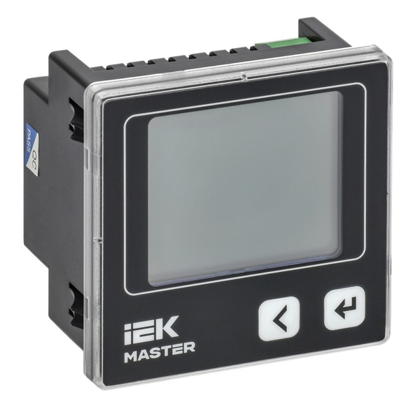 Вольтметр цифровой щитовой ИЭК MASTER однофазный RS-485 72х72мм LCD