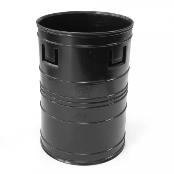 Муфта соединительная Промрукав с защёлками для двустенных труб d90мм