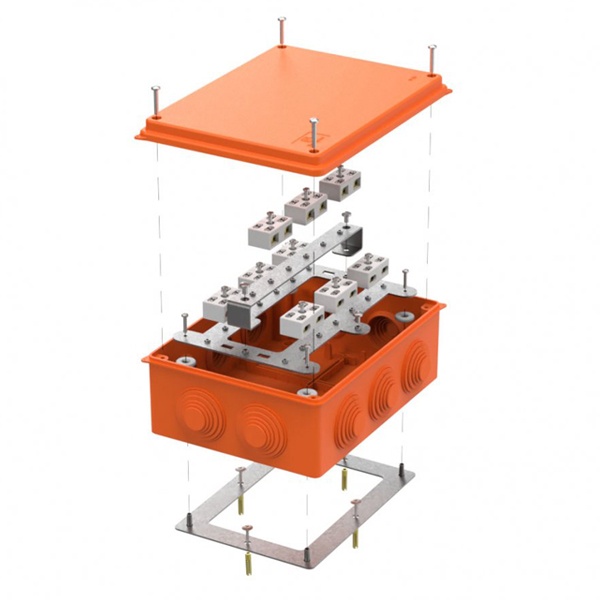 Коробка огнестойкая Промрукав для о/п Е15-Е60 RAL2004 200х150х75мм (5 шт/кор)