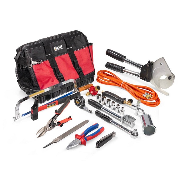 Набор инструментов КВТ для монтажа муфт НИМ-2 „Бумага + Винил” 10 предметов в сумке