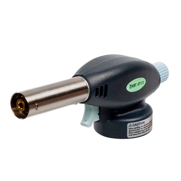 Горелка-насадка КВТ газовая с пьезоподжигом GT-11 Профи для газовых баллонов с цанговым соединением